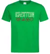 Мужская футболка Led Zeppelin logo знаки Зеленый Мужская футболка Led Zeppelin logo знаки Зеленый фото