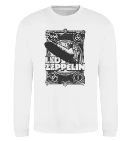 Свитшот Led Zeppelin Дирижабль Белый фото