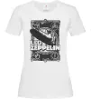 Женская футболка Led Zeppelin Дирижабль Белый фото