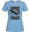 Женская футболка Led Zeppelin Дирижабль Голубой фото