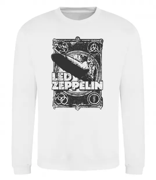 Свитшот Led Zeppelin Дирижабль Белый фото