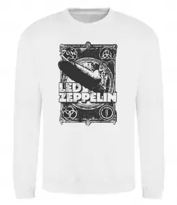 Свитшот Led Zeppelin Дирижабль Белый фото