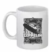 Чашка керамическая Led Zeppelin Дирижабль Белый фото