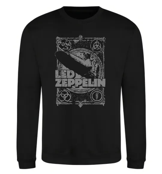 Світшот Led Zeppelin Дирижабль Чорний фото