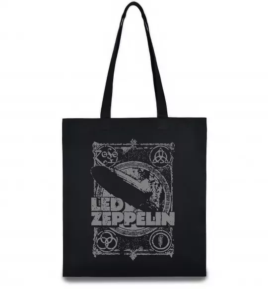 Эко-сумка Led Zeppelin Дирижабль Черный фото