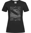 Женская футболка Led Zeppelin Дирижабль Черный фото