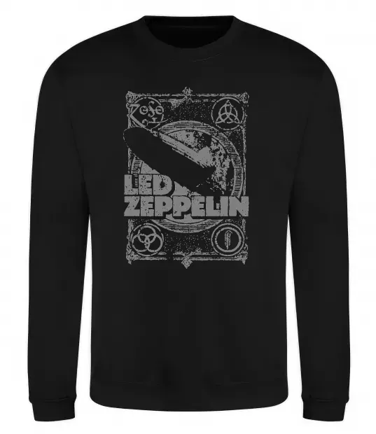 Свитшот Led Zeppelin Дирижабль Черный фото