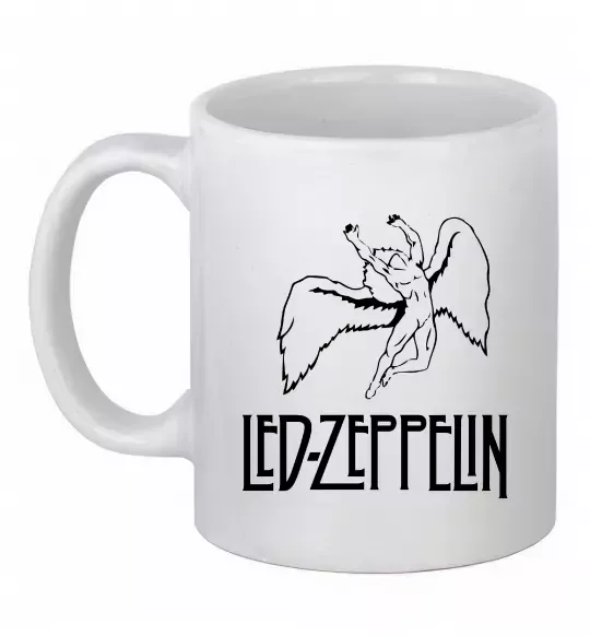 Чашка керамическая Led Zeppelin Angel Белый фото