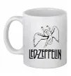 Чашка керамическая Led Zeppelin Angel Белый фото