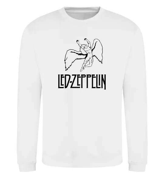 Свитшот Led Zeppelin Angel Белый фото