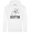 Мужская толстовка (худи) Led Zeppelin Angel Белый фото