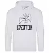 Мужская толстовка (худи) Led Zeppelin Angel Серый меланж фото