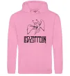 Женская толстовка (худи) Led Zeppelin Angel Розовый фото