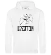 Женская толстовка (худи) Led Zeppelin Angel Белый фото