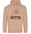 Женская толстовка (худи) Led Zeppelin Angel Песочный фото