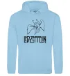 Женская толстовка (худи) Led Zeppelin Angel Голубой фото