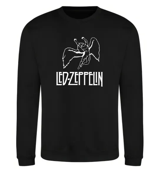 Свитшот Led Zeppelin Angel Черный фото