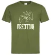 Мужская футболка Led Zeppelin Angel Оливковый фото