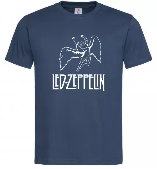 Мужская футболка Led Zeppelin Angel Темно-синий фото