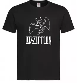 Чоловіча футболка Led Zeppelin Angel Чорний фото