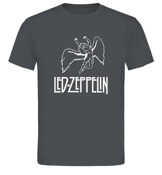 Мужская футболка Led Zeppelin Angel Графит фото