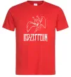 Мужская футболка Led Zeppelin Angel Красный фото