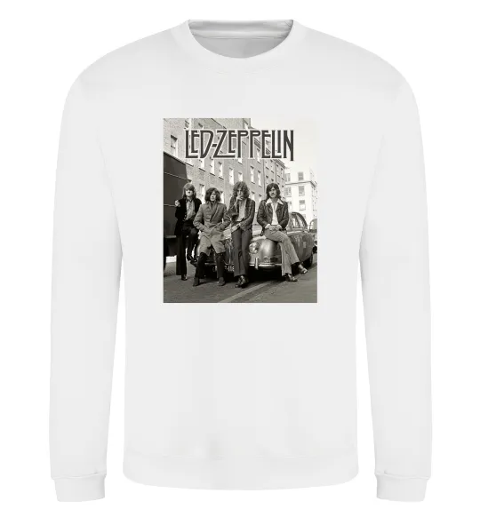Свитшот Led Zeppelin photo Белый фото