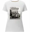 Женская премиум футболка Led Zeppelin photo Белый фото
