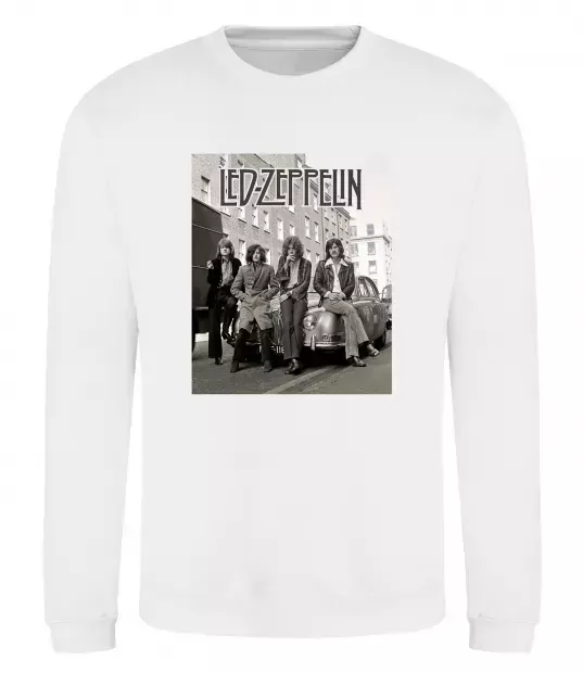Свитшот Led Zeppelin photo Белый фото