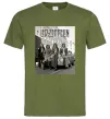 Мужская футболка Led Zeppelin photo Оливковый фото