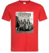 Мужская футболка Led Zeppelin photo Красный фото