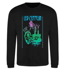 Свитшот Led Zeppelin Neon Черный фото