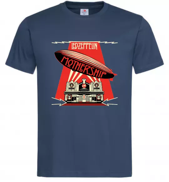 Мужская футболка Mothership Led Zeppelin Темно-синий фото