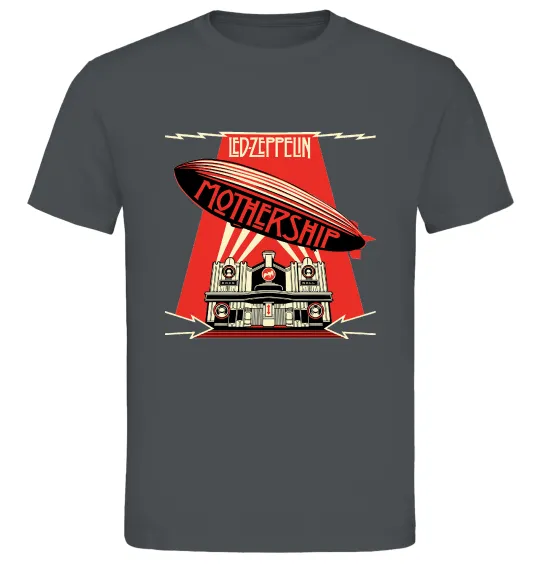 Мужская футболка Mothership Led Zeppelin Графит фото