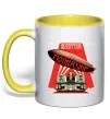 Чашка с цветной ручкой Mothership Led Zeppelin Солнечно желтый Чашка с цветной ручкой Mothership Led Zeppelin Солнечно желтый фото