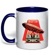 Чашка с цветной ручкой Mothership Led Zeppelin Глубокий темно-синий Чашка с цветной ручкой Mothership Led Zeppelin Глубокий темно-синий фото