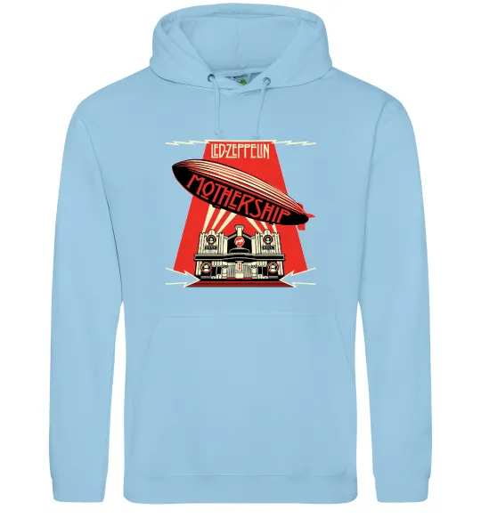 Жіноча толстовка (худі) Mothership Led Zeppelin Блакитний фото