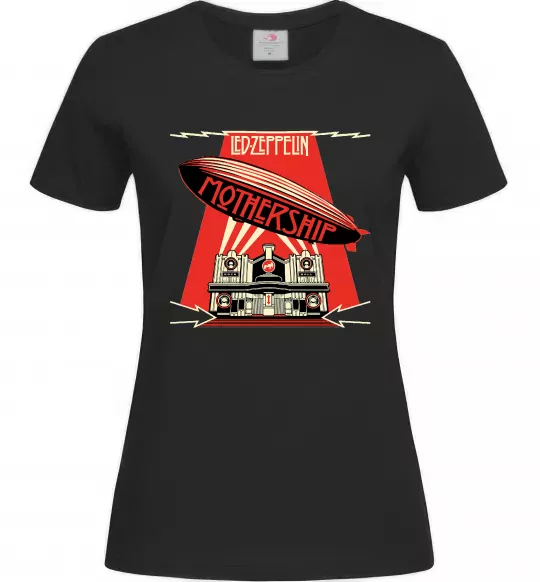 Женская футболка Mothership Led Zeppelin Черный фото