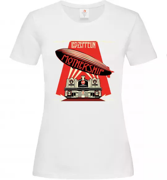 Женская футболка Mothership Led Zeppelin Белый фото