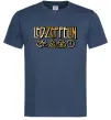 Мужская футболка Led Zeppelin gold Темно-синий фото