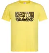 Мужская футболка Led Zeppelin gold Лимонный фото