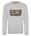 Свитшот Led Zeppelin gold Серый меланж фото