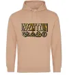 Мужская толстовка (худи) Led Zeppelin gold Песочный фото
