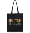 Еко-сумка Led Zeppelin gold Чорний фото