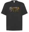 Футболка Оверсайз Led Zeppelin gold Черный фото