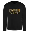 Свитшот Led Zeppelin gold Черный фото