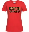 Женская футболка Led Zeppelin gold Красный фото