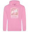 Женская толстовка (худи) Led Zeppelin 1975 Розовый фото