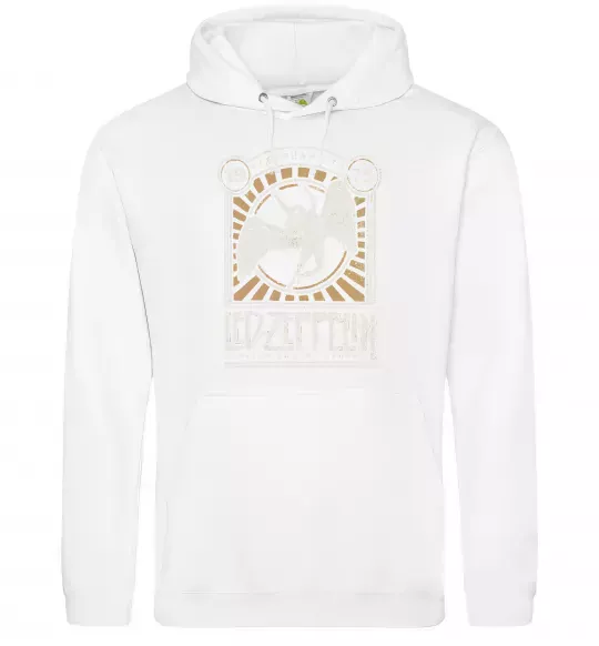 Женская толстовка (худи) Led Zeppelin 1975 Белый фото