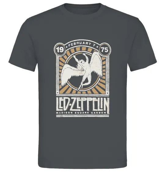 Мужская футболка Led Zeppelin 1975 Графит фото